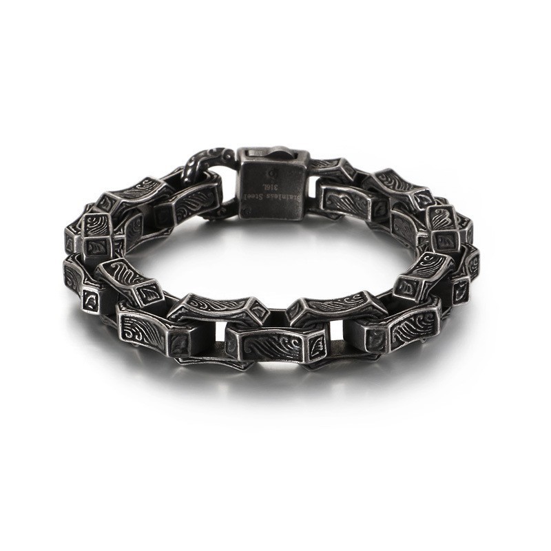 Nieuwe Chique Titanium Herenarmband Nieuwe Chique Titanium Herenarmband