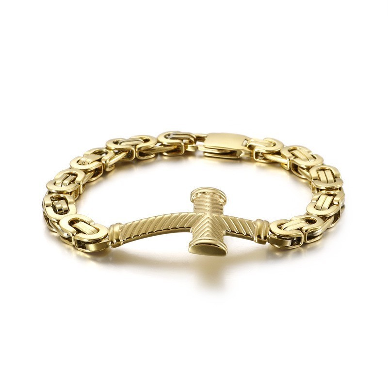 Titanium Kruisarmband Voor Heren