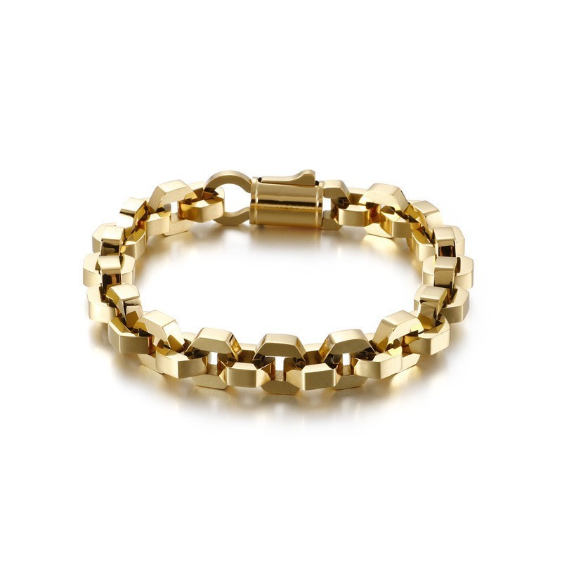 Elegante Geometrische Heren Titanium Armband Elegante Geometrische Heren Titanium Armband