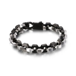 Geometrische Heren Titanium Armband