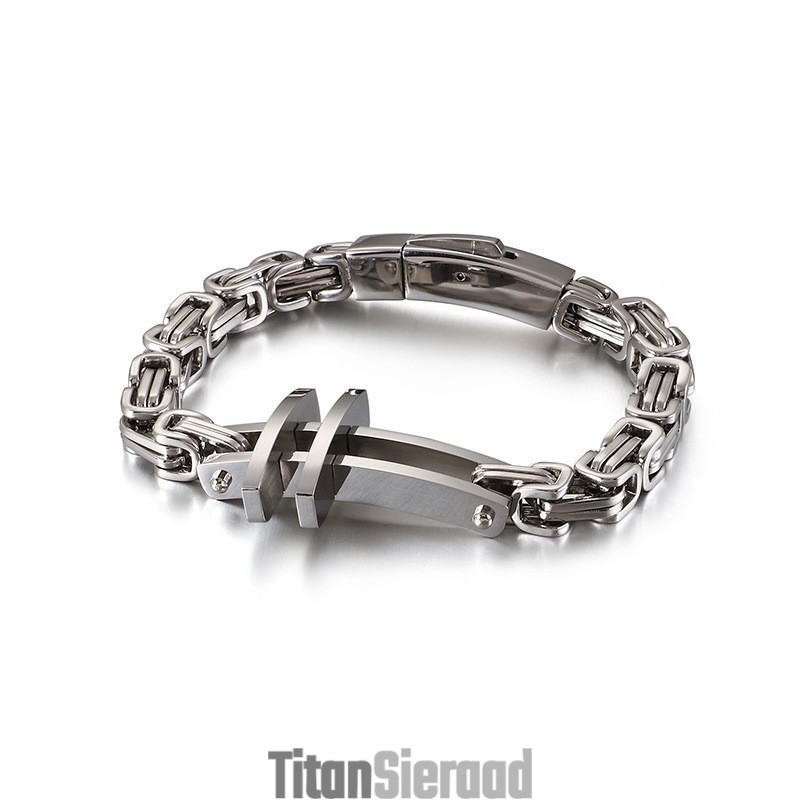 Nieuwe Titanium Armbanden Voor Heren, Klassieke Kruisarmbanden