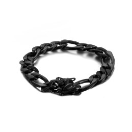 Mode Zwarte Titanium Armband Voor Heren