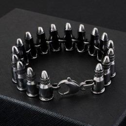 Chique Gothic Rock Accessoires Bullet Armbanden Voor Heren