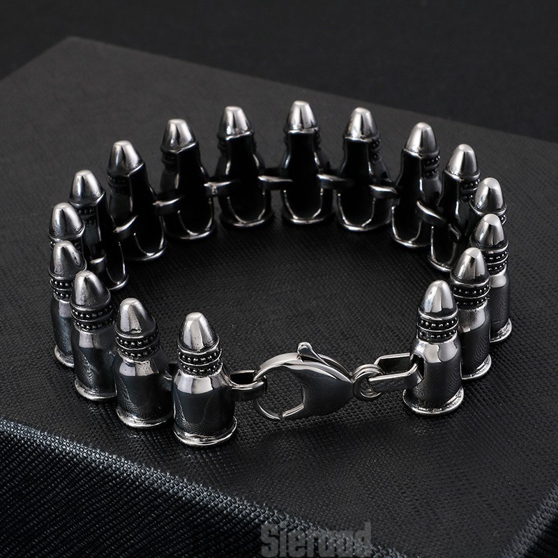 Chique Gothic Rock Accessoires Bullet Armbanden Voor Heren Chique Gothic Rock Accessoires Bullet Armbanden Voor Heren