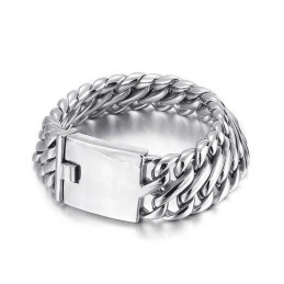 Hip Hop Rock Fashion Cool Heren Titanium Armband