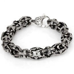 Kruis Titanium Armband Voor Heren