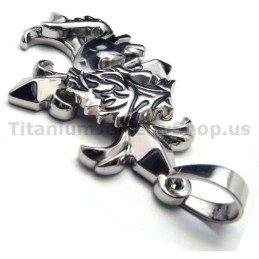 Tweelaags Kruishanger Van Puur Titanium - Gratis Ketting