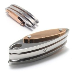 Heren Shuttle Pure Titanium Ketting Hanger
