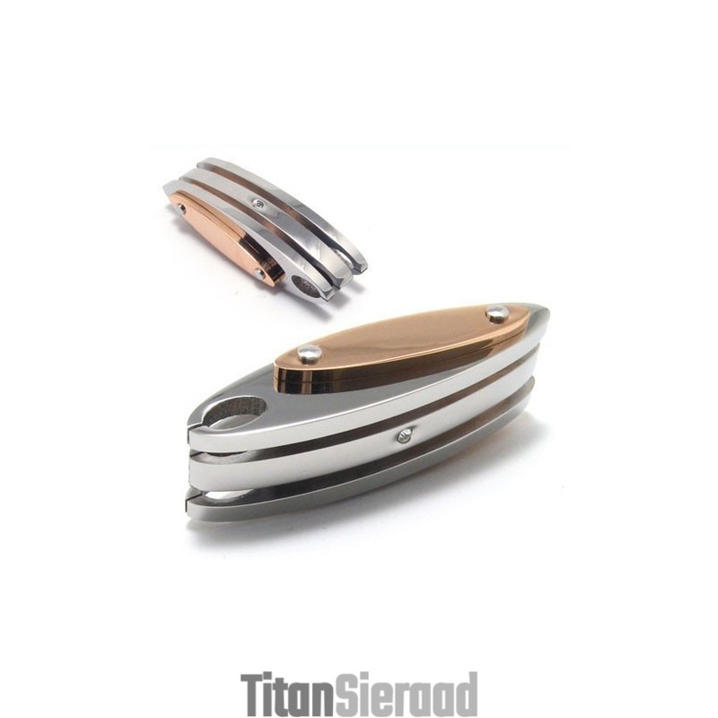 Heren Shuttle Pure Titanium Ketting Hanger