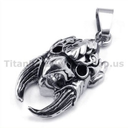 Titanium Hawk Skull Hanger - Gratis Ketting