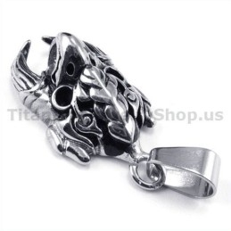 Titanium Hawk Skull Hanger - Gratis Ketting