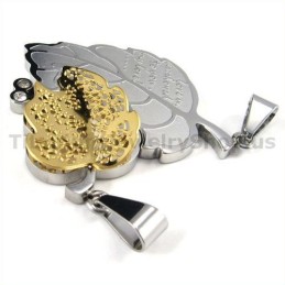 Love You Titanium Lovers Hangers Met Diamantenvrije Kettingen