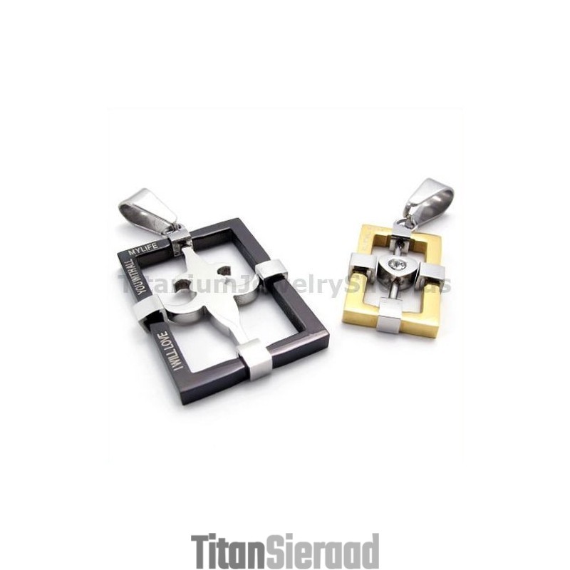 Titanium Lovers Hangers-Gratis Kettingen Titanium Lovers Hangers-Gratis Kettingen