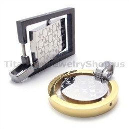 Titanium Lovers Hangers Voor Hem & Haar - Gratis Kettingen