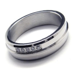 Titanium Diamanten Ringen Voor Dames