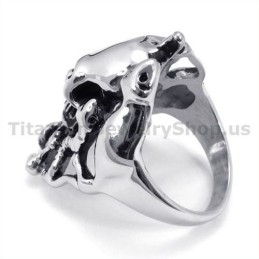 Slangenschedel Titanium Ring