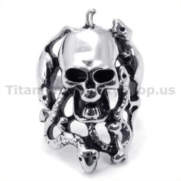 Slangenschedel Titanium Ring