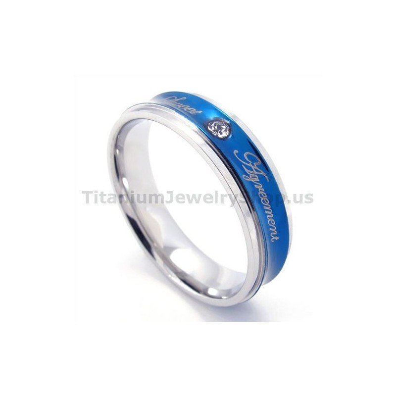 Lievelingsring Van Titanium Met Diamant
