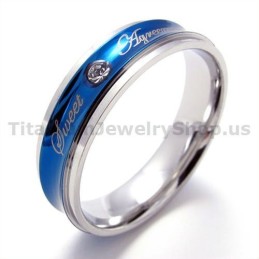Lievelingsring Van Titanium Met Diamant