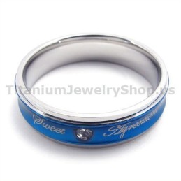 Lievelingsring Van Titanium Met Diamant