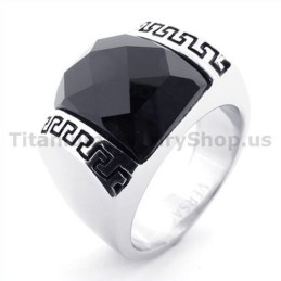Titanium Ring Met Zirkoon