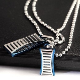 Titanium Hangers Voor Geliefden Valentijnsdag Cadeau - Gratis Kettingen