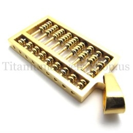 Gouden Abacus Titanium Hanger