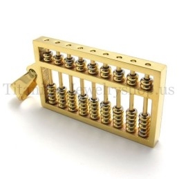 Gouden Abacus Titanium Hanger