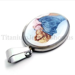 Madonna En Jezus Serie Titanium Hanger