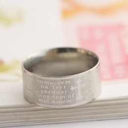 Bijbelman Titanium Ring Kruis