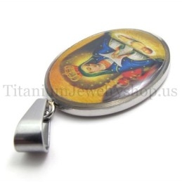 Madonna En Jezus Serie Titanium Hanger