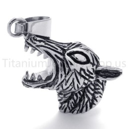 Nieuwe Klassieke Wolfkop Titanium Hanger