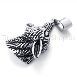 Nieuwe Klassieke Wolfkop Titanium Hanger