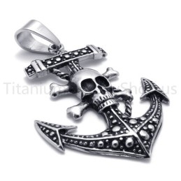 Nieuwe Klassieke Titanium Hanger Met Piratenschipanker