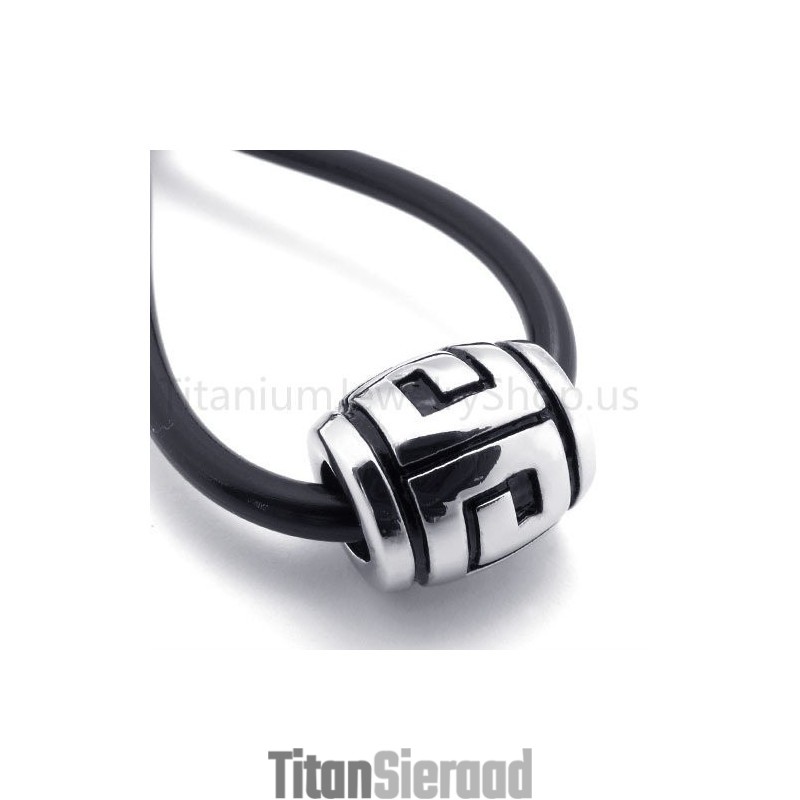 Nieuwe Klassieke Parel Gelukshanger Van Titanium