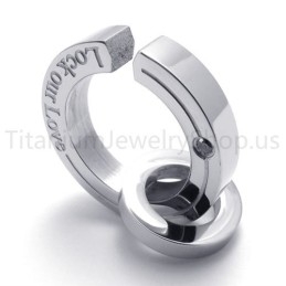 Nieuwe Breukring Zilverkleurige Titanium Hanger
