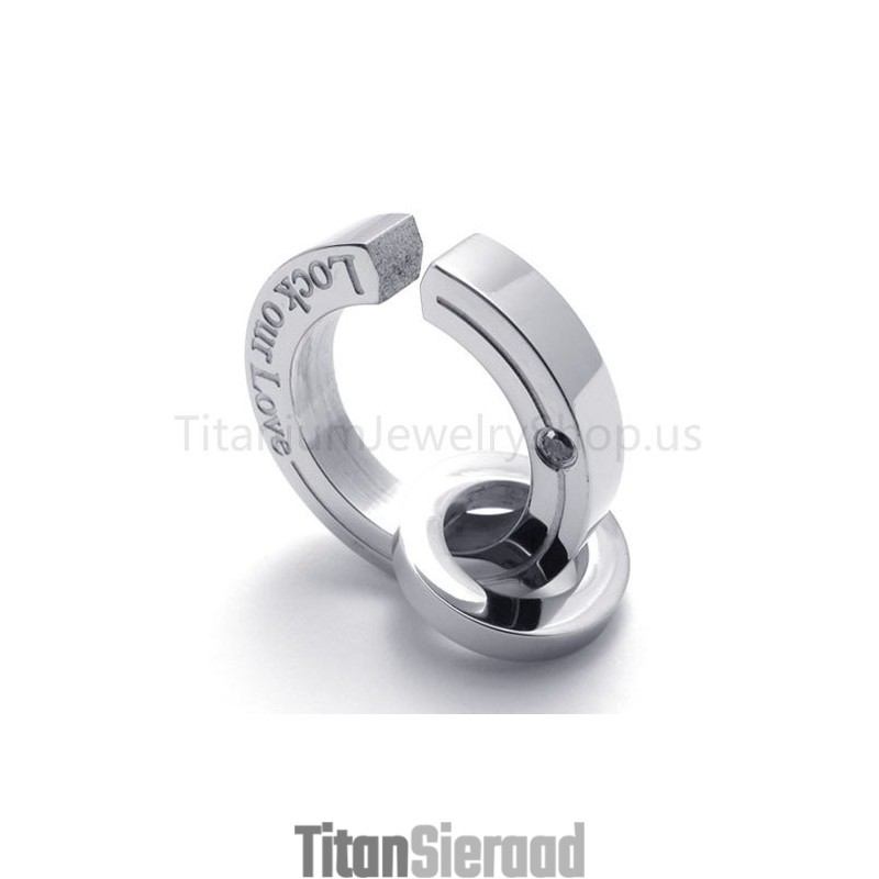 Nieuwe Breukring Zilverkleurige Titanium Hanger