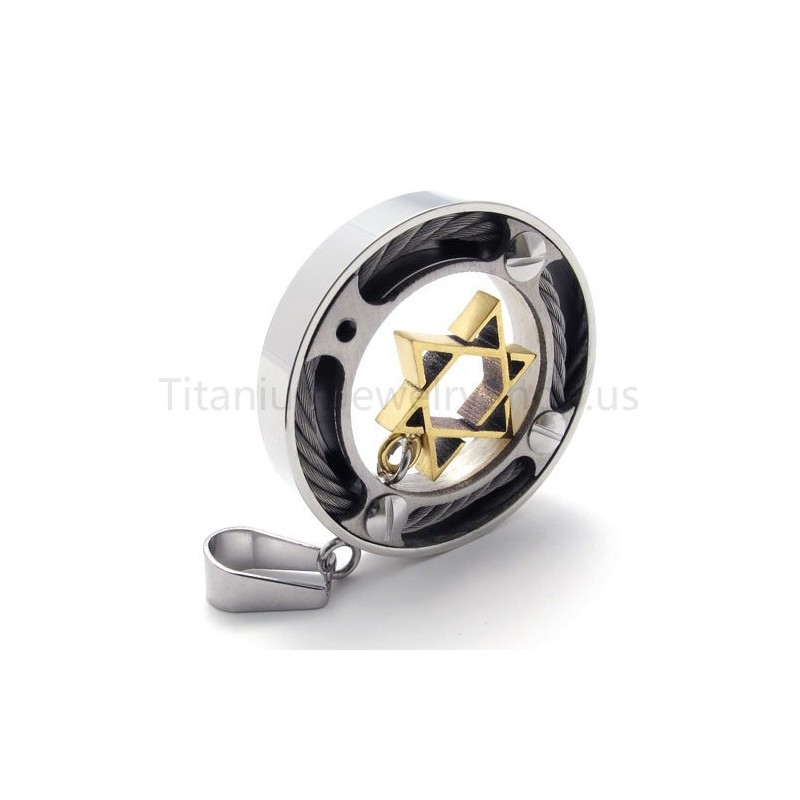 Nieuwe Hexagram Titanium Hanger