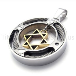 Nieuwe Hexagram Titanium Hanger