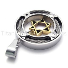 Nieuwe Hexagram Titanium Hanger