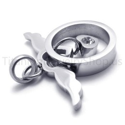 Nieuwe Mooie Zilveren Titanium Hanger