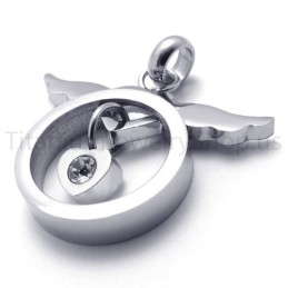 Nieuwe Mooie Zilveren Titanium Hanger