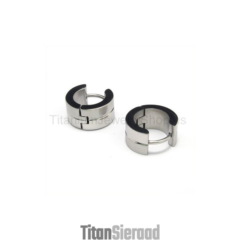 Coole Stijlvolle Titanium Oorbellen