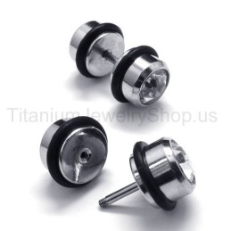 Titanium Barbell Oorbellen