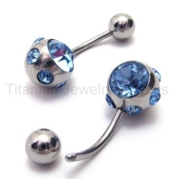 Zilveren Slanke Titanium Blauwe Diamant Oorbellen