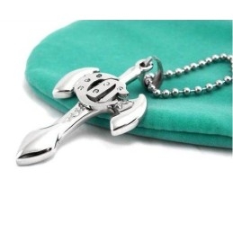 Herenketting Met Hanger Van Puur Titanium En Zwaardkruis