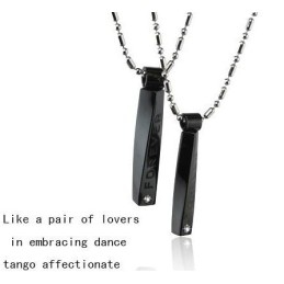 Pure Titanium Lover Couples Hanger Tango Aanhankelijk