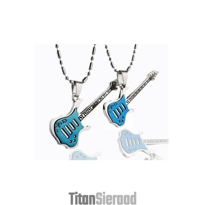 1 Paar Pure Titanium Koppelkettinghangers Gitaar 1 Paar Pure Titanium Koppelkettinghangers Gitaar