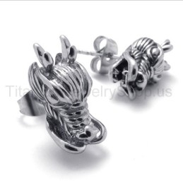 Draak Titanium Oorbellen