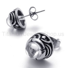Retro Titanium Oorbellen